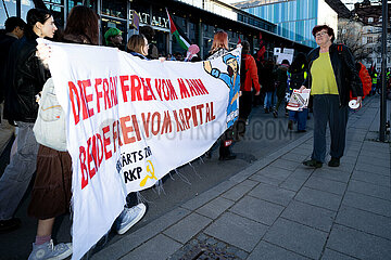 Protest zum Internationalenfrauentag in München