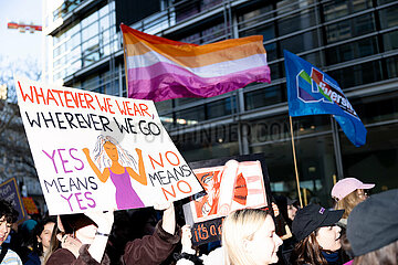 Protest zum Internationalenfrauentag in München