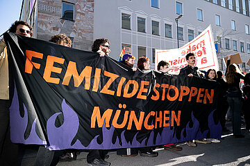 Protest zum Internationalenfrauentag in München