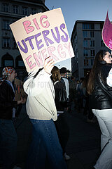 Protest zum Internationalenfrauentag in München