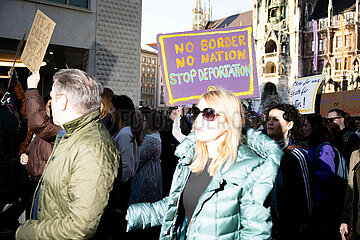 Protest zum Internationalenfrauentag in München