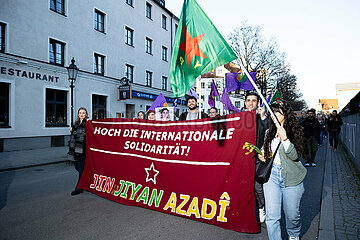 Protest zum Internationalenfrauentag in München