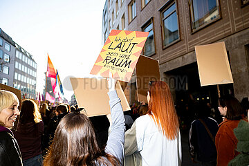 Protest zum Internationalenfrauentag in München