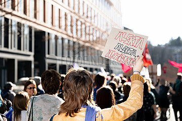 Protest zum Internationalenfrauentag in München