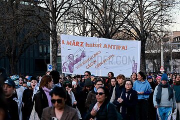 Demo zum internationalen Frauentag in Basel / Schweiz