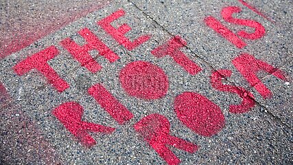Graffiti in Hannover am 08.03.2025 zum Feministischen Kampftag