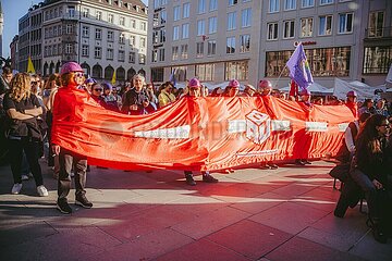 Protest zum Internationalenfrauentag in München