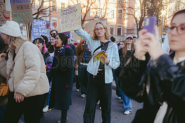 Protest zum Internationalenfrauentag in München