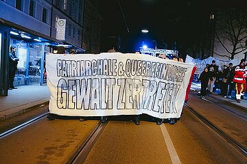 Protest zum Internationalenfrauentag in München