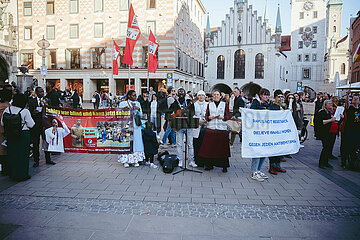 Protest zum Internationalenfrauentag in München