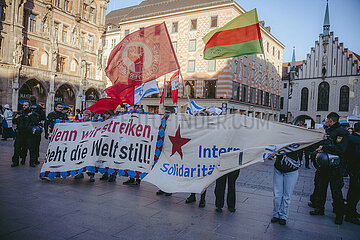 Protest zum Internationalenfrauentag in München
