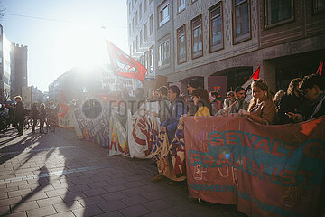 Protest zum Internationalenfrauentag in München