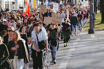 Protest zum Internationalenfrauentag in München