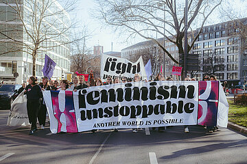 Protest zum Internationalenfrauentag in München