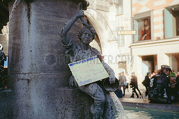 Protest zum Internationalenfrauentag in München