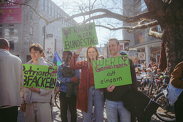 Protest zum Internationalenfrauentag in München