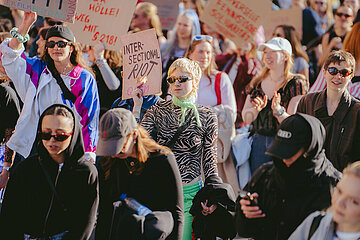 Protest zum Internationalenfrauentag in München