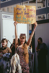 Protest zum Internationalenfrauentag in München