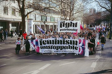 Protest zum Internationalenfrauentag in München