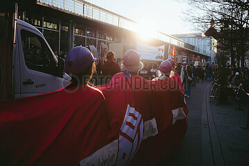 Protest zum Internationalenfrauentag in München