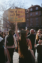 Protest zum Internationalenfrauentag in München