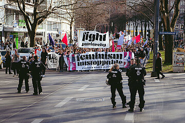 Protest zum Internationalenfrauentag in München