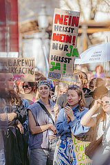 Protest zum Internationalenfrauentag in München