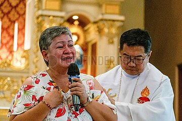 Kin of victims of bloody war on drugs of gather for a Mass