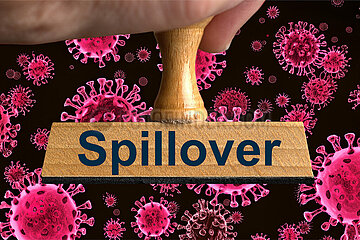 Symbolischer Stempel Spillover