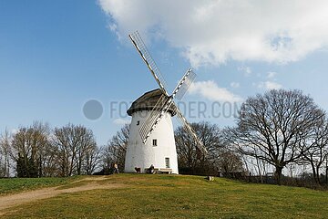 Milde Temperaturen und sonniges Wetter am Egelsberg in Krefeld