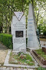 Gedenkort für die Opfer des NS-Regimes auf dem Friedhof Pere Lachaise in Paris