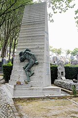 Gedenkort für die Opfer des NS-Regimes auf dem Friedhof Pere Lachaise in Paris