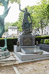 Gedenkort für die Opfer des NS-Regimes auf dem Friedhof Pere Lachaise in Paris