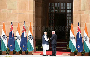 Narendra Modi meets Christopher Luxon in New Delhi