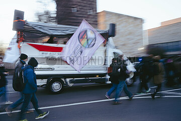 Protestaktion gegen Rechte Demo in Nürnberg