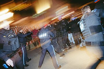 Protestaktion gegen Rechte Demo in Nürnberg