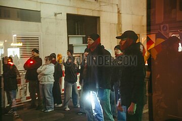 Protestaktion gegen Rechte Demo in Nürnberg