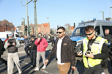 Neonazi Demo in Berlin