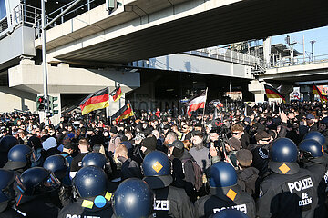 Neonazi Demo in Berlin