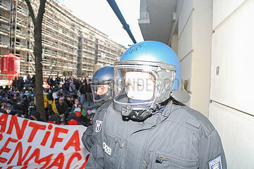 Neonazi Demo in Berlin
