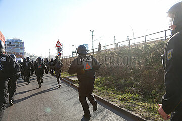 Neonazi Demo in Berlin