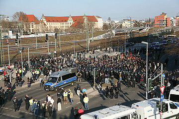 Neonazi Demo in Berlin