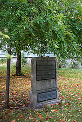 Berlin  Deutschland - Gedenkstein fuer die Opfer der Berliner Judenverbrennung von 1510
