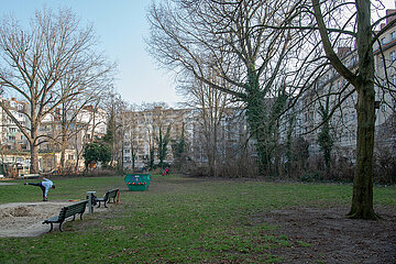 Berlin  Deutschland - Der Essener Park in Berlin-Moabit