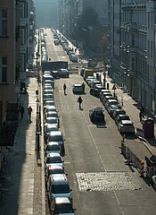 Die Luebecker Strasse in Berlin-Moabit