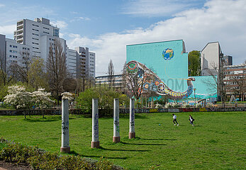 Berlin  Deutschland - Der Theodor-Wolff-Park in Berlin-Kreuzberg