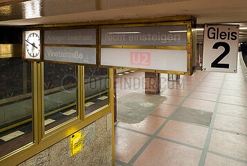 Berlin  Deutschland - U-Bahnhof Mohrenstrasse