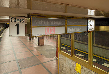 Berlin  Deutschland - U-Bahnhof Mohrenstrasse