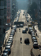Die Luebecker Strasse in Berlin-Moabit