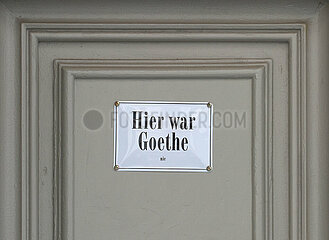 Berlin  Deutschland - Hier war Goethe nie